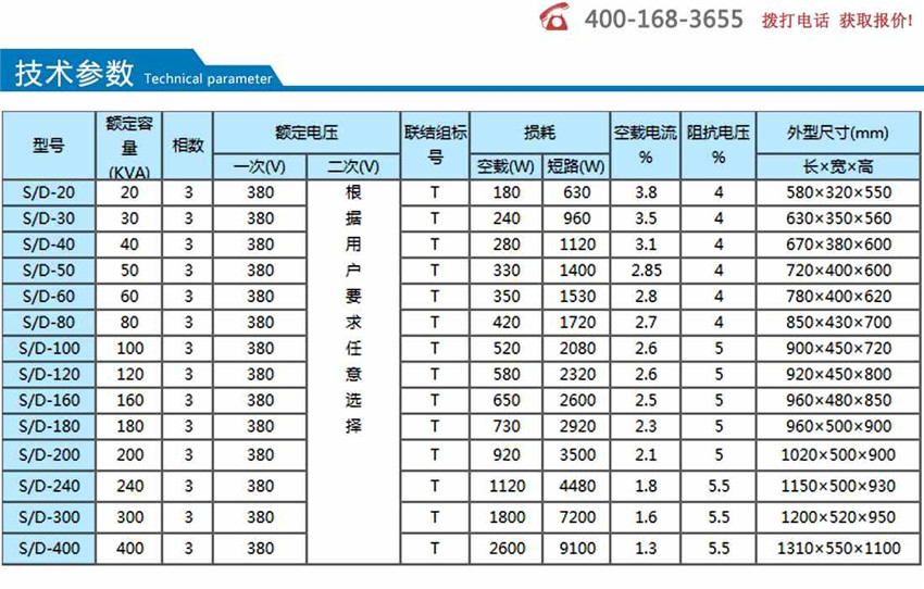 斯考特变压器技术参数