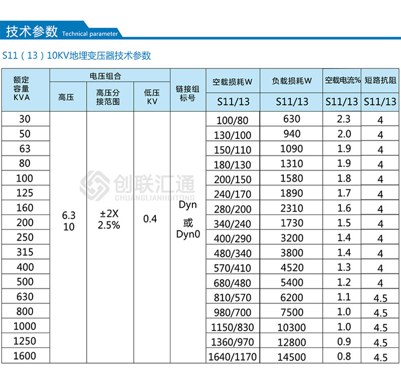 S11-MRD地埋式变压器 高压油浸 电力变压器 变压器厂家直销特惠-创联汇通示例图3